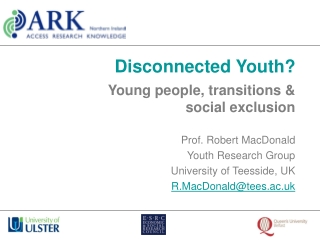 Disconnected Youth?