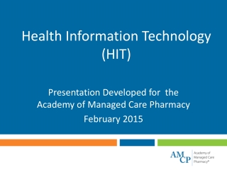 Health Information Technology (HIT)