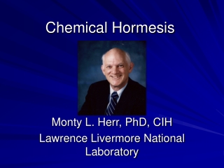 Chemical Hormesis