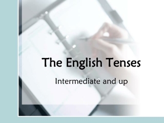 The English Tenses