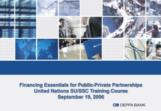 Financing of Private Public Projects