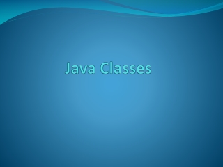 Java Classes