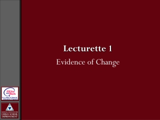 Lecturette 1