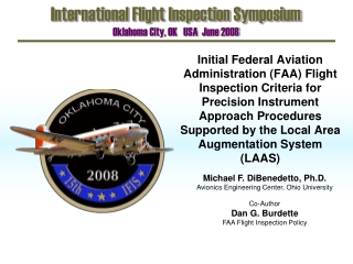 International Flight Inspection Symposium Oklahoma City, OK   USA  June 2008