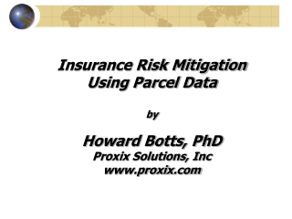 Parcel Data and Location Intelligence