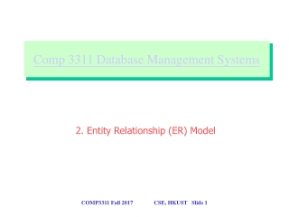 Comp 3311 Database Management Systems