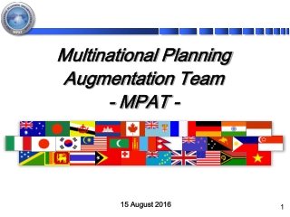 Multinational Planning Augmentation Team - MPAT -