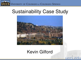Sustainability Case Study