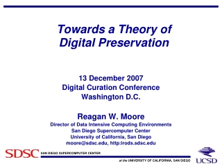 Towards a Theory of Digital Preservation