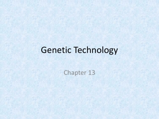 Genetic Technology