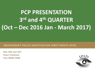 Independent Police Investigative Directorate (IPID)