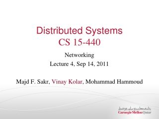 Distributed Systems CS 15-440