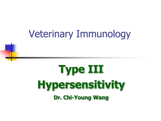 Veterinary Immunology