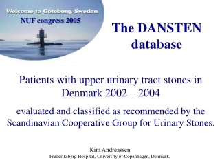 The DANSTEN  database