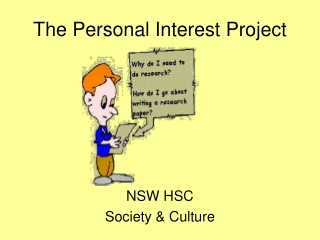 The Personal Interest Project