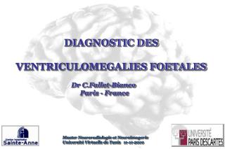 DIAGNOSTIC DES VENTRICULOMEGALIES FOETALES