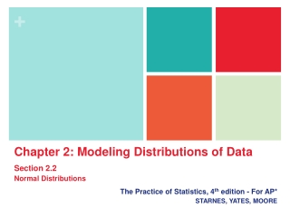 The Practice of Statistics, 4 th  edition - For AP* STARNES, YATES, MOORE