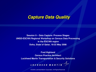 Capture Data Quality