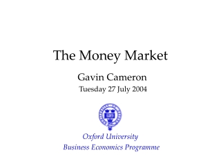 The Money Market