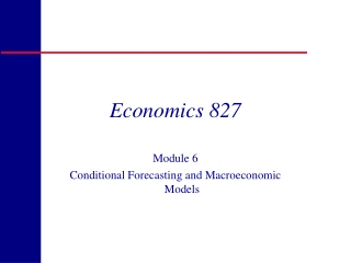 Economics 827