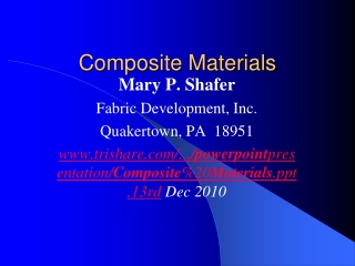 Composite Materials