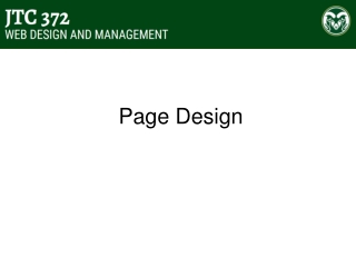 Page Design