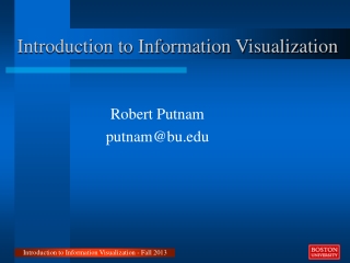 Introduction to Information Visualization