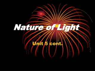 Nature of Light