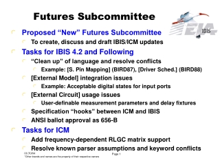 Futures Subcommittee