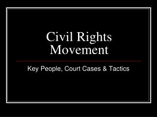 Civil Rights Movement