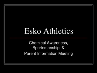 Esko Athletics