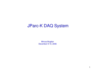 JParc-K DAQ System