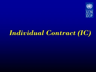 Individual Contract (IC)
