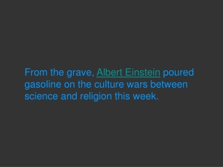 Einstein Letter