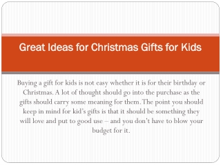 Christmas gift boxes for kids