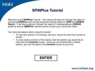 SPINPlus Tutorial