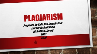 PLAGIARISM