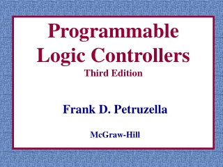 Programmable  Logic Controllers Third Edition