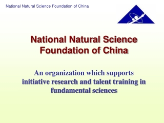 National Natural Science Foundation of China