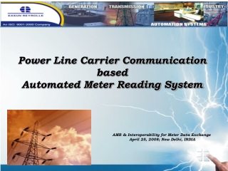 Power Line Carrier Communication based Automated Meter Reading System