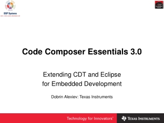 Code Composer Essentials 3.0