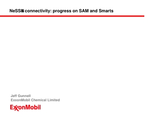 NeSSI   connectivity: progress on SAM and Smarts