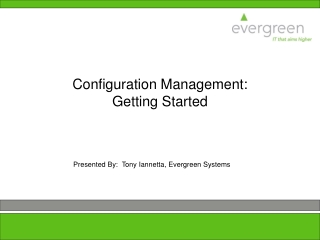 Configuration Management: Getting Started