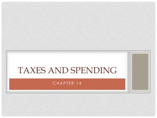 Taxes and Spending