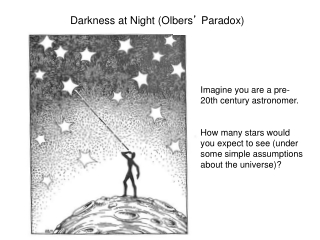 Darkness at Night (Olbers ’  Paradox)