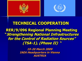 TECHNICAL COOPERATION