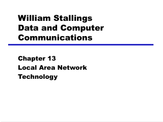 William Stallings Data and Computer Communications