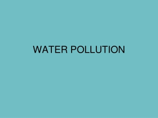 WATER POLLUTION