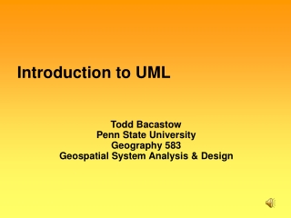 Introduction to UML