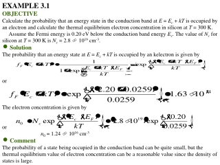 EXAMPLE 3.1 OBJECTIVE